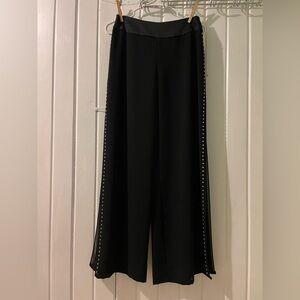 JS collections sided sheer rhinestone pants size 4 EUC